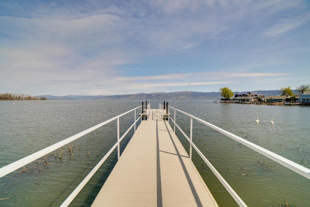 Waterfront Lakeport Rental Home with Private Dock!